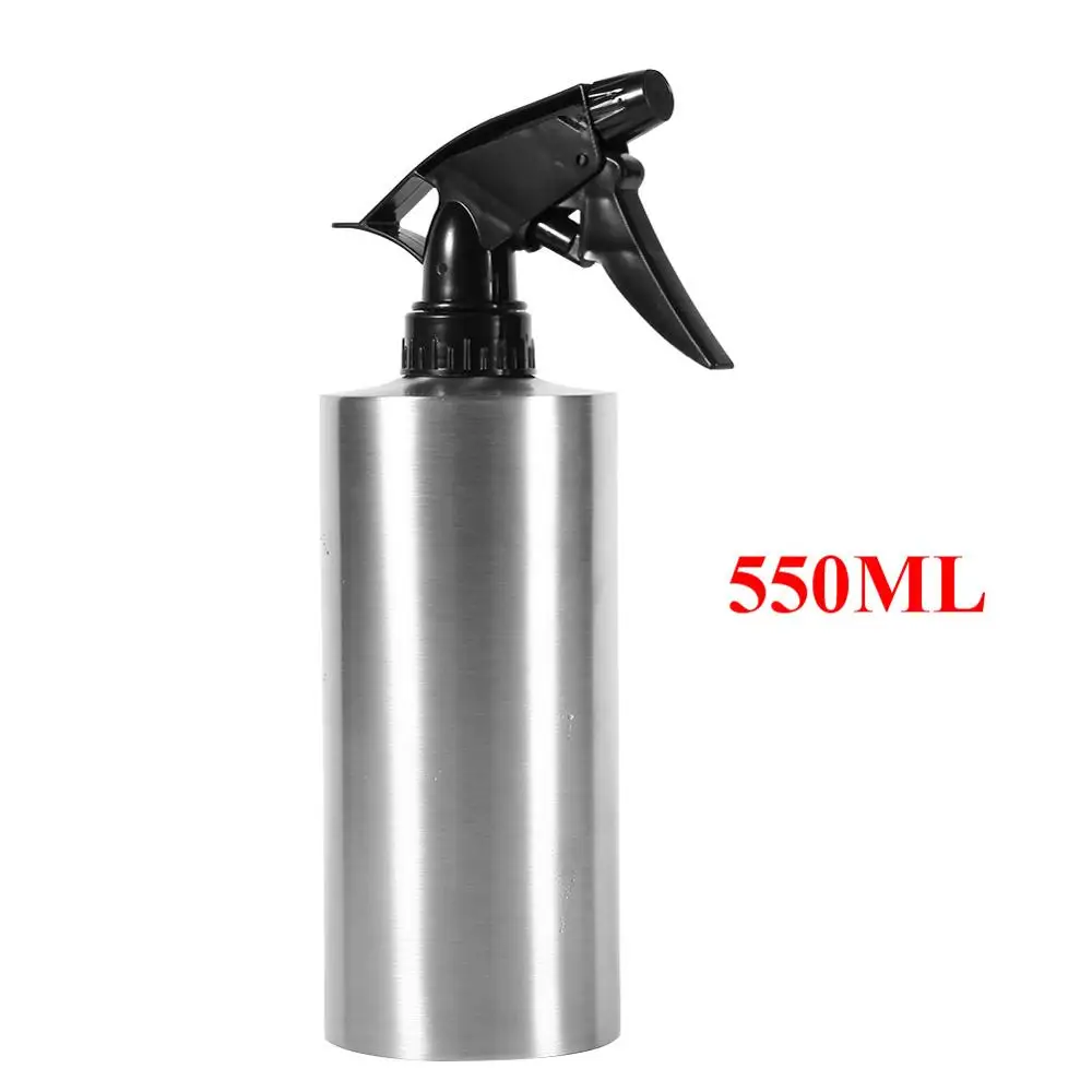 550ML Спрей из нержавеющей стали насос мелкий туман диспенсер уксус для опрыскивателей кухня оливковый Насос Распыления Бутылки барбекю инструменты полива банка - Цвет: 550ML