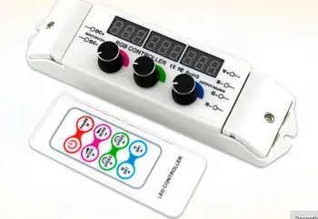 

6A/CHx3 Constant Voltage RGB LED controller DC12-24V RF remote LED RGB controller