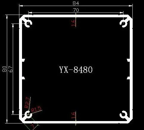transformer cover GDTC001-drawing