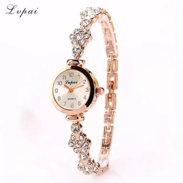 Lvpai Women Top Brand fashion Wristwatch Gold Silver Belt Bracelet Watch Ladies Lvpai Women Top Brand fashion Wristwatch Gold Silver Belt Bracelet Watch Ladies