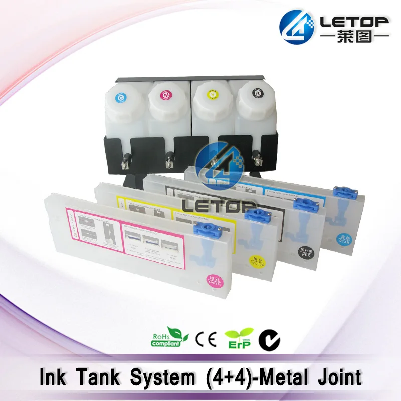Excellent Eco Printer Ciss Ink Tank System 4 Ink Cartridge And 4 Ink Tank(with metal joint)-in