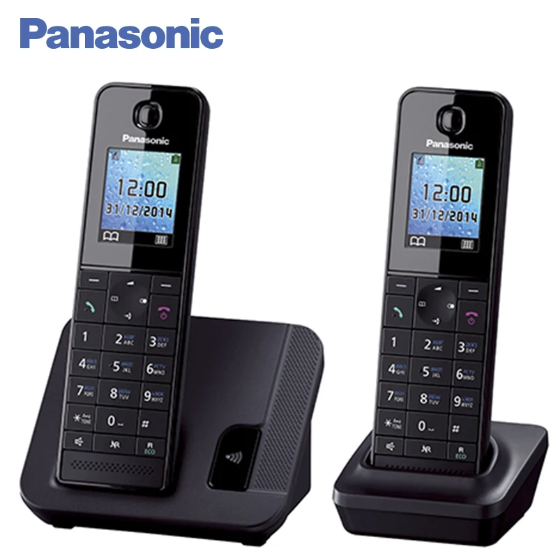 Беспроводной телефон Panasonic DECTP KX-TGH212RUB черный | Компьютеры и офис