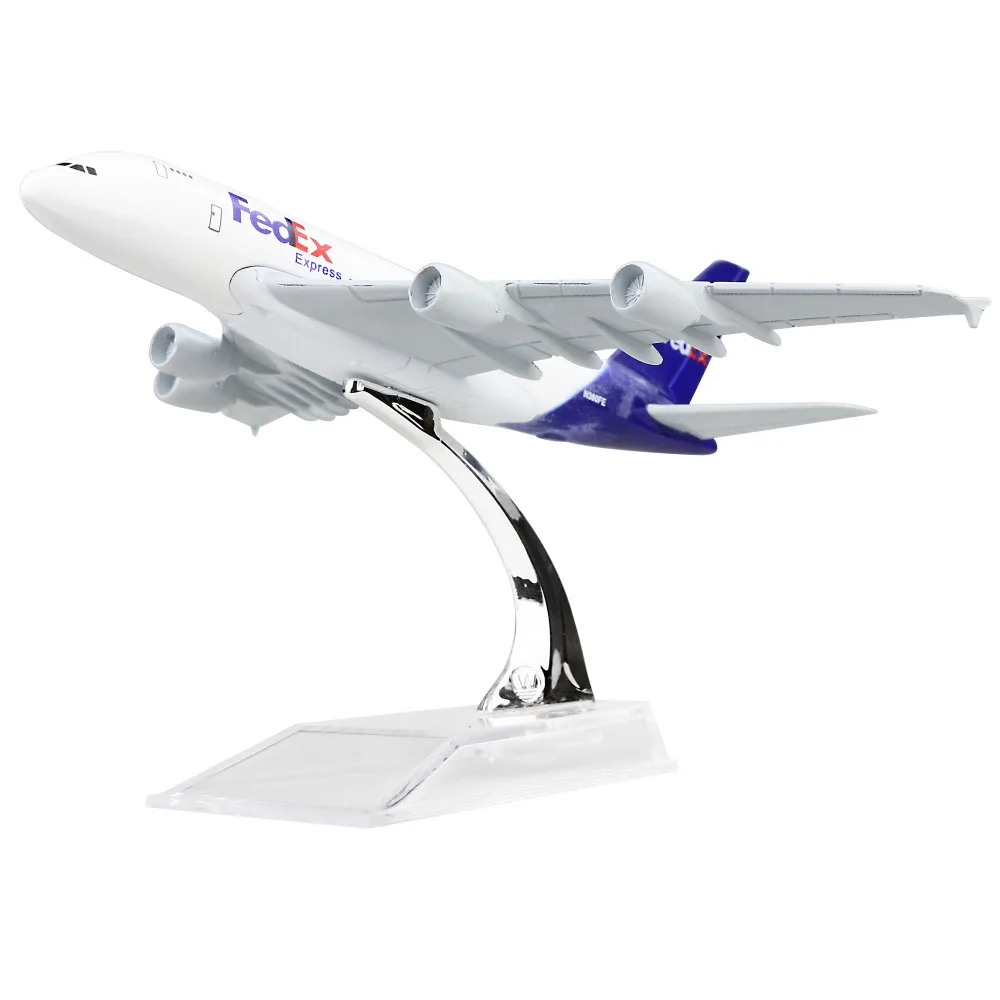FEDEX Airbus 380 federal 16 см металлические модели самолетов для детей подарок на день