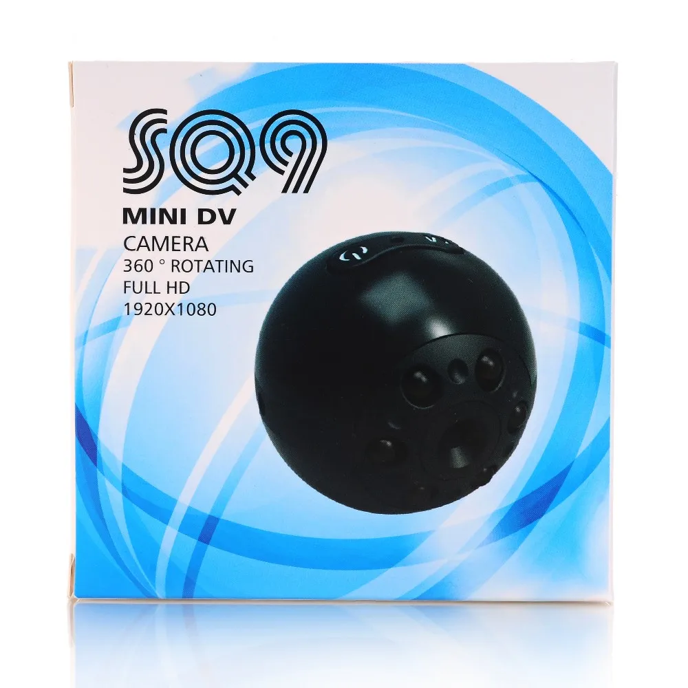 Лидер продаж HD 1080 P 720 P Mini DV мини Камера sq9 360 градусов вращения голос видео Регистраторы инфракрасный Ночное видение цифровой камера
