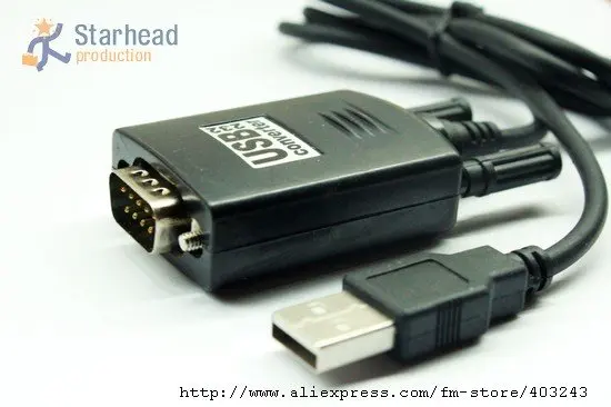 2 шт. USB к DB9 Мужской 9 PIN RS232 RS-232 последовательный порт COM Кабель-адаптер, HL340 чип