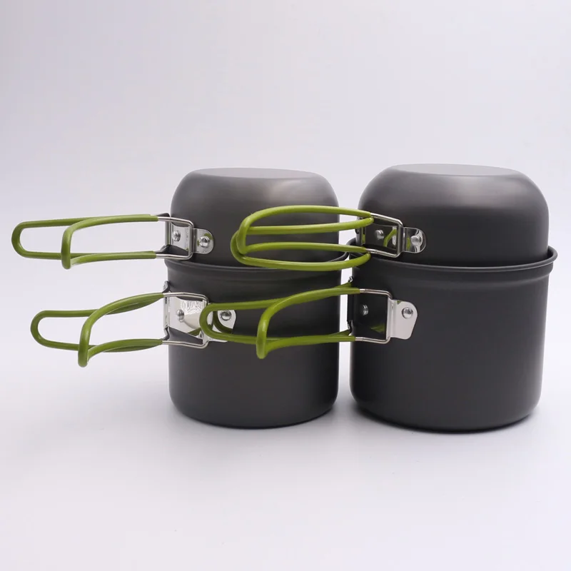 Camping pot set cuenco al aire libre Ultralight picnic Utensilios de cocina bvds201