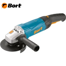 Машина шлифовальная угловая Bort BWS-1200U-SR(Диск 125 мм, мощность 1200 Вт, регулировка скорости