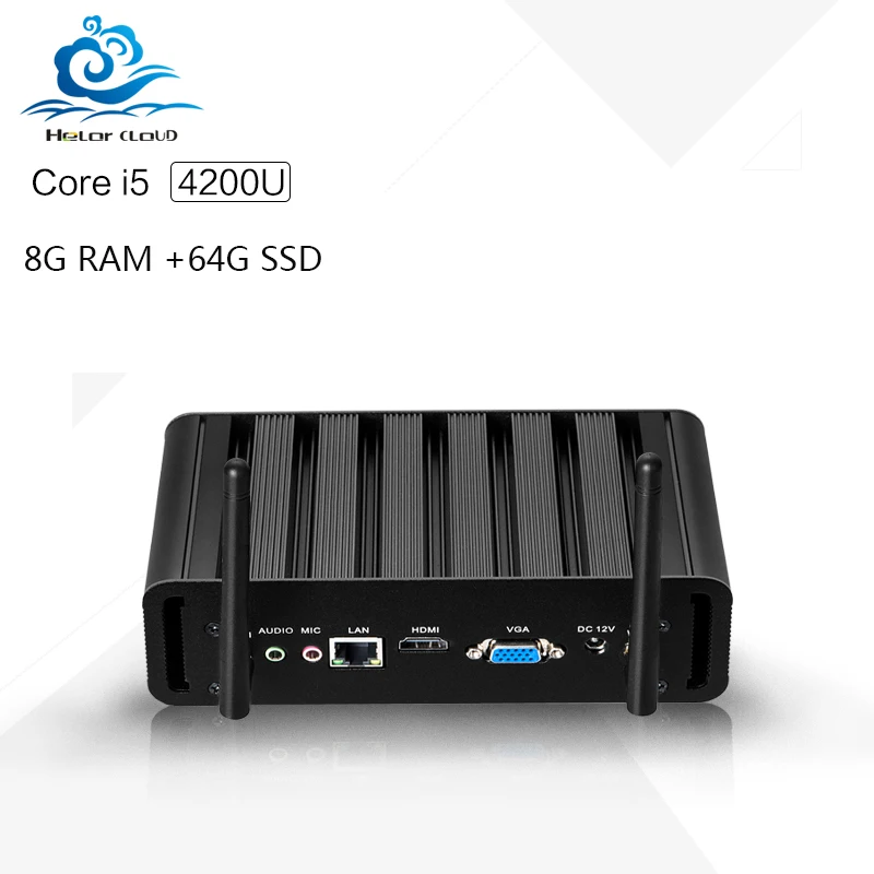 XCY New X31-i5 4200u 1.6G HZ Mini Gaming PC With VGA/HDMI Vensmile W10 mini cpu 8G RAM 64G SSD