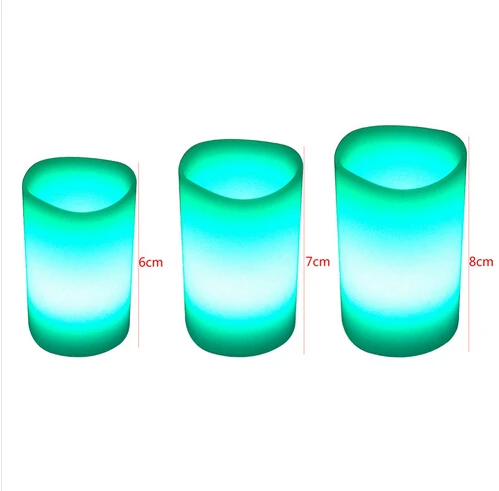 Беспламенная Светодиодная свеча капля настоящий воск и настоящая Мерцающая