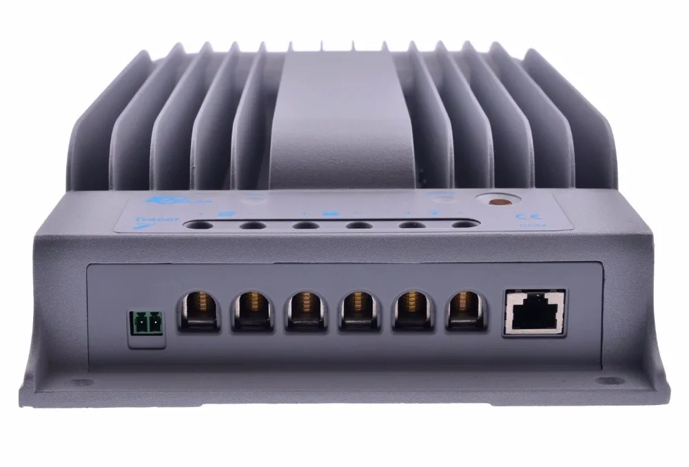 Настоящий MPPT 40A Солнечный контроллер заряда Tracer 4215BN 150VDC прибор слежения за точкой максимальной мощности солнечной батареи