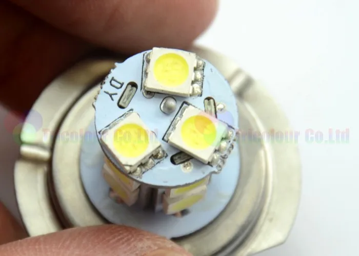 AutoEC H7 13 SMD 5050 ультра яркие красные/зеленые/белые автомобильные передние фары LED передняя противотуманная фара дальнего света 12 V 200 шт./лот# LJ12