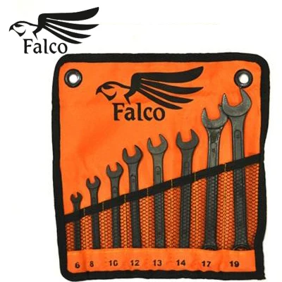 НАБОР ГАЕЧНЫХ КЛЮЧЕЙ "FALCO" 8 предметов(6, 8, 10, 12, 13, 14, 17, 19 мм) комбинированный