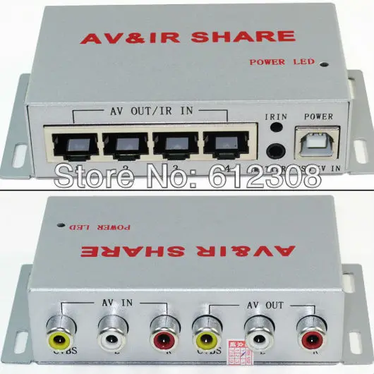 NB201 проводной домашней AV ТВ аудио-видео передатчик отправителя приемник ИК инфракрасный повторитель адаптер Extender W/1 излучатель 2 приемник
