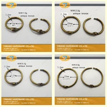 Aliexpress продаж хорошо календарь круг, кольцо для ключей ноутбук кольцо Бронзовый curtian кольцо 10 шт./упак. висит кольцо уплотнительное кольцо