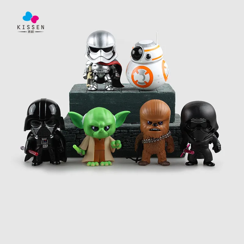 

Kissen Star War Figure BB8 Chewbacca Force Awakens Darth Vader Stormstrooper Millennium Falcon 10CM Model Action Figures