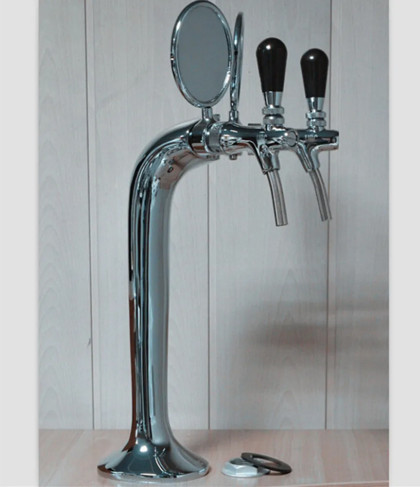 keg Kegerator Beer Tap Tower unit, Craft 2 lines beer dispenser column