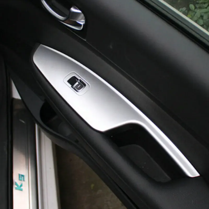 Car Interior Door Armrest Window Lift Button Cover trim For LHD Kia