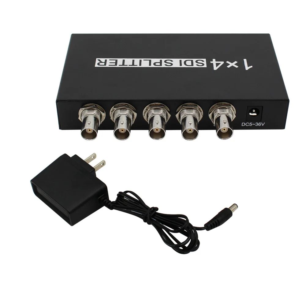 5 шт. мини конвертер SDI 1*4 коммутатор SDI 1 входной порт 4 выхода порта Sup SD HD 3G-SDI HD распределение
