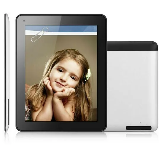 100 шт./лот Android 4,2 Телефон 3G 9,7 дюймов Tablet PC MTK8389 4 ядра 1,2 ГГц 8 ГБ Встроенная память Двойные камеры HDMI Bluetooth gps AnalogTV