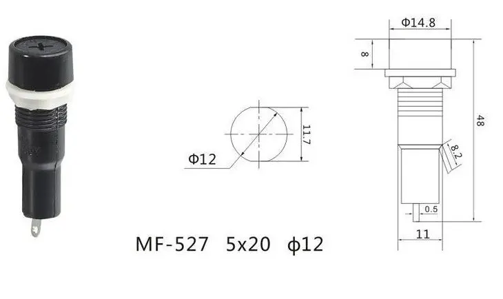 Держатель предохранителя MF-527