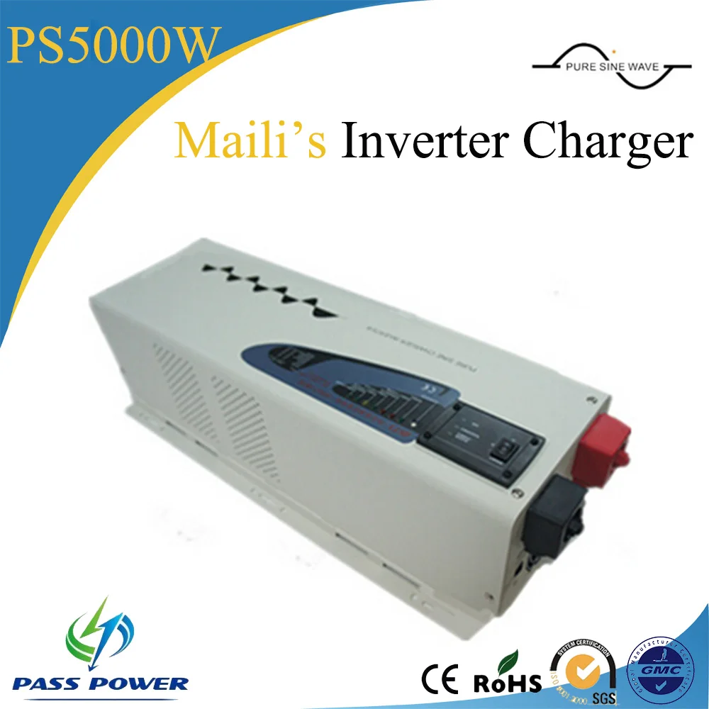 AC DC 5000 Вт 24 В 48 В 220 В инвертор с зарядным устройством для домашней сети персональные компьютеры приложения и Нормальная спецификация