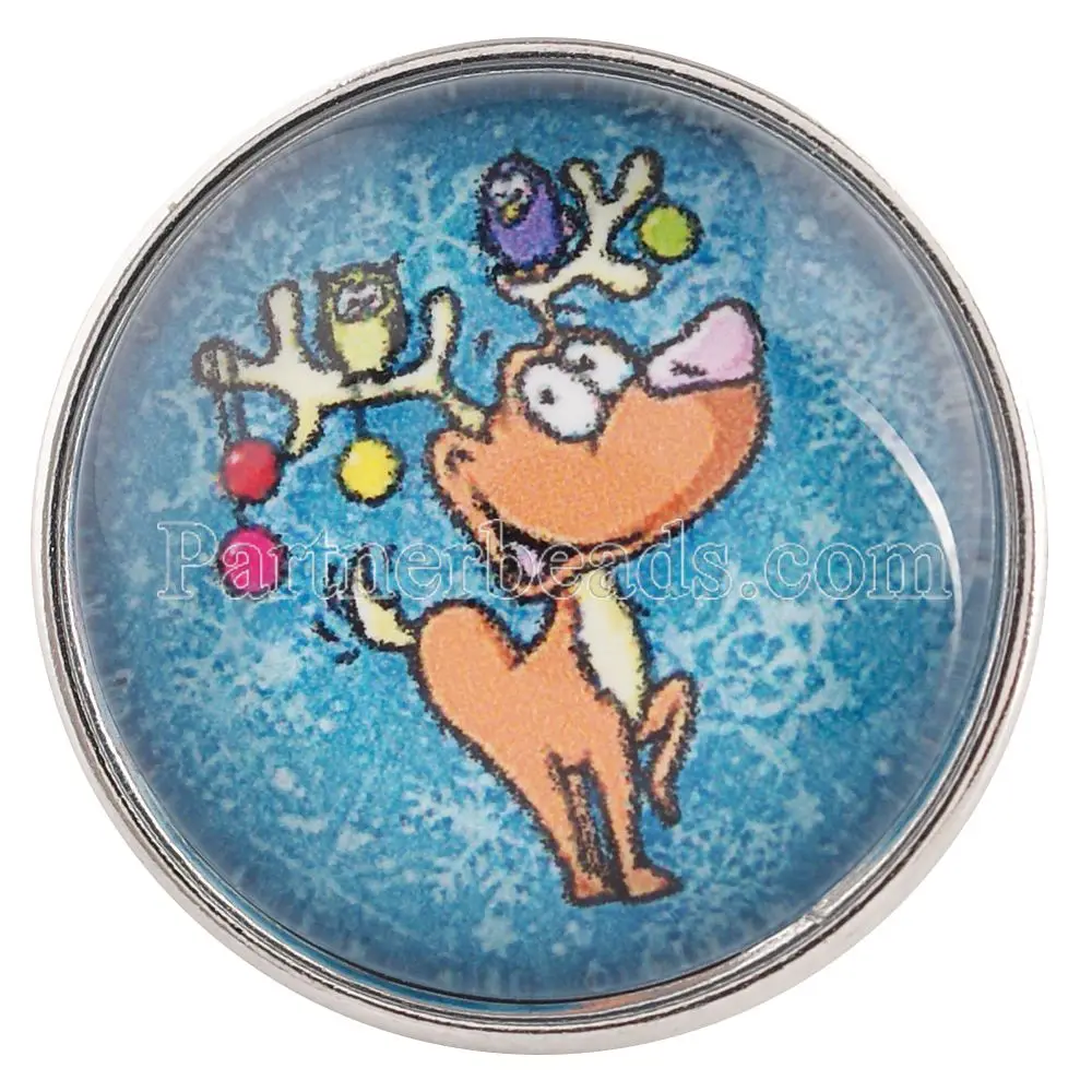 10 шт./лот 20 мм стекло Кнопки украшения для Шарм браслет кулон Цепочки и ожерелья