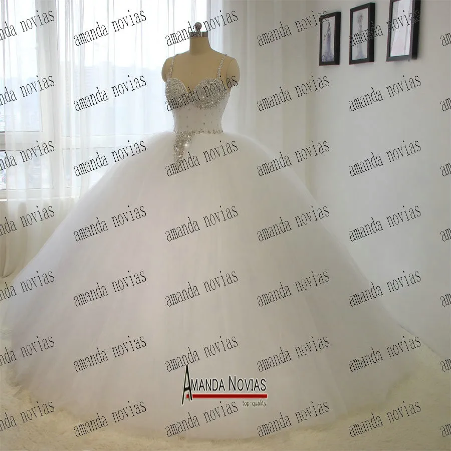 Без шлейфа, бисерное платье Vestido de noiva, на шнуровке, на спине, платье белого цвета/цвета слоновой кости, женское платье Дубай, свадебное платье