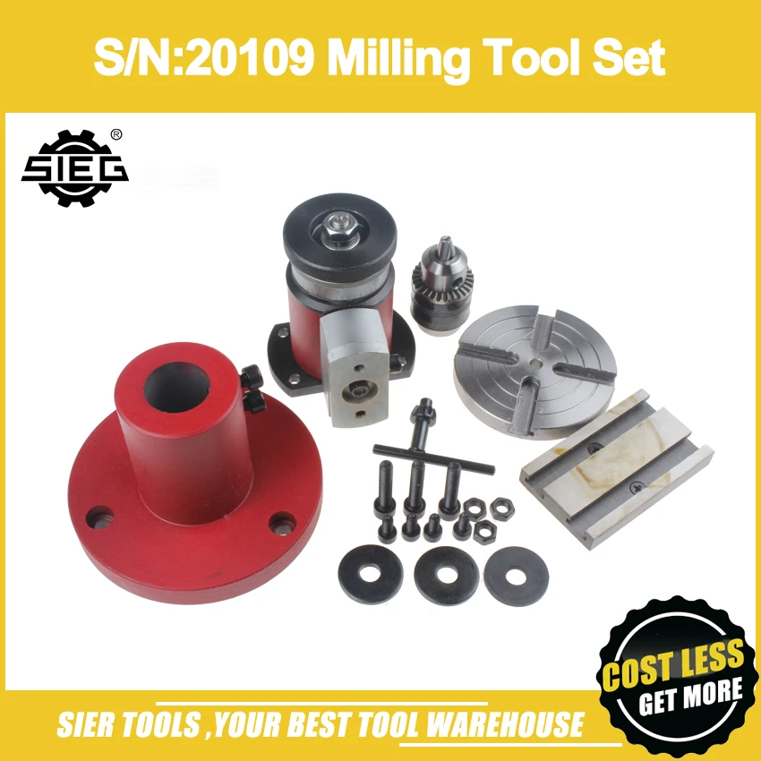 

S/N:20109 Milling Tool Set/N1 Nano Lathe to Mill Machine Tool Kit/SIEG accessory