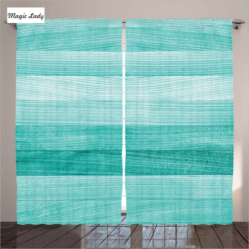 Blackout Curtains Bedroom Living Room Teal Decor Collection