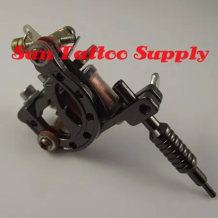 Luck 7 mini Black tattoo machine pendant,tattoo gun pendant