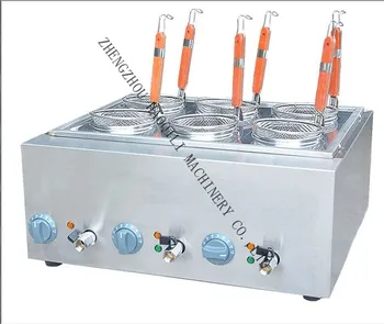 

Desktop electric noodle machine noodle machine commercial 6 grid of stainless steel cooking stove Spicy machine