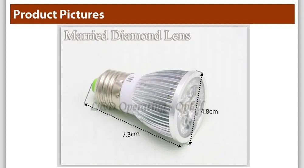 Free shipping Wholesales price led spot light - E27 par bulb lamp 10w Warm WhiteCool WhitePure White CE&ROHS (1).jpg