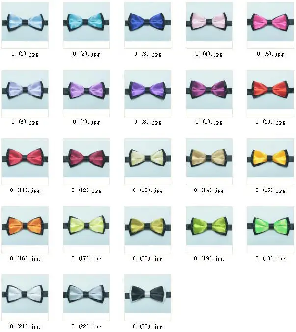 Детские галстук-бабочка узлов Галстук шеи связей Bowties ребенок Ascot бабочки галстуки галстук