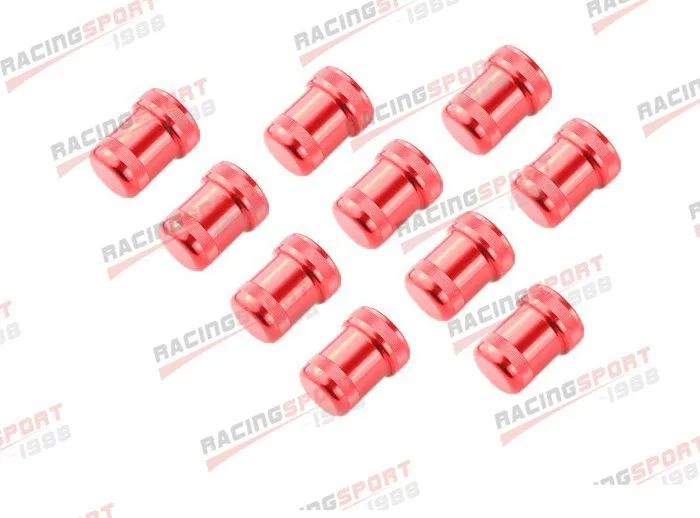 10 шт. алюминиевых заготовок МАЛЫЙ СОЛЕНОИДНЫЕ КРЫШКА ДЛЯ VTEC/VTECH ДВИГАТЕЛЬ