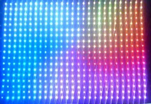 1x2 м Светодиодная панель видео занавес SMD 5050/огнестойкая велюровая ткань 66 шт.+ контроллер 7CHS SD& Sound& Auto& DMX