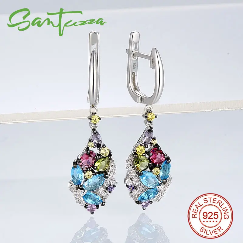 Silver Earrings-E306988MUL1SK925-SV1-W