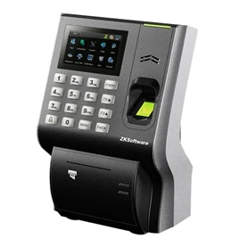 

LP400 fingerprint time attendance with thermal printer optional back up battery