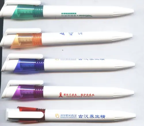 Тип белый продвижение жир пластиковые шариковая ручка advertsing ручки отпечаток логотип компании, имя