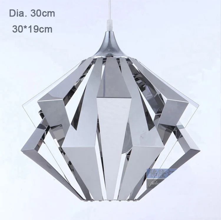 Современный подвесной светильник из нержавеющей стали для столовой Современная Альтернативная Подвесная лампа для спальни гостиная подвесной светильник