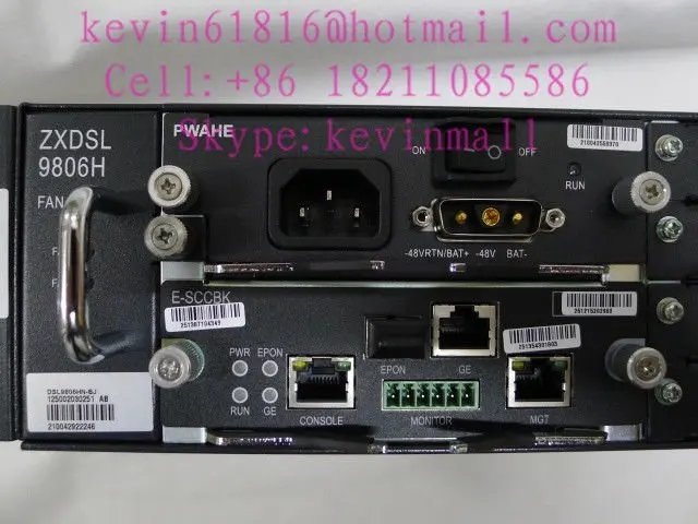 zte ZXDSL 9806 H доступ, DSLAM, ADSL доступ, шасси