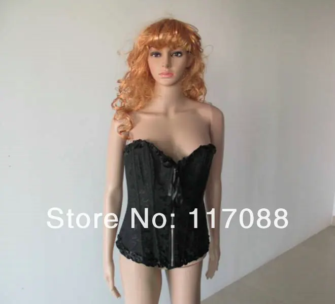 S/M/L/XL) ML4014 черный фантазийный корсет с стринги высокого качества в викторианском стиле корсет