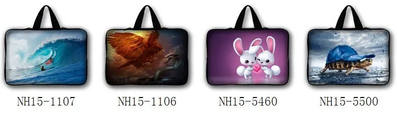Милый мопс 1" 15,6" чехол для ноутбука чехол+ скрывающая Ручка для hp DELL Asus Toshiba acer