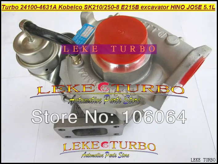 Turbo 24100-4631A KOBELCO SK210-8 SK250-8 E215B excavator HINO JO5E 5.1L turbocharger (3)