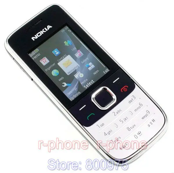 Мобильный телефон Nokia 2730, 2730c, разблокированный мобильный телефон, отремонтированный, русская, Арабская, английская клавиатура, гарантия один год