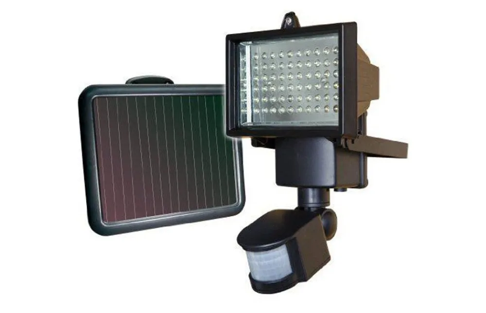 1X горячие продажи Солнечный 60LED 20 Вт прожектор с датчиком движения PIR