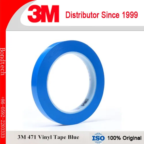 3 м 471 виниловые тонкой linetape, синий, 50 мм X 33 см, 2 рулона/упаковка