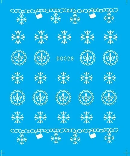 DG светящиеся в ночное время 20 листов/партия смешанные DG023-033 серии переводные наклейки для воды