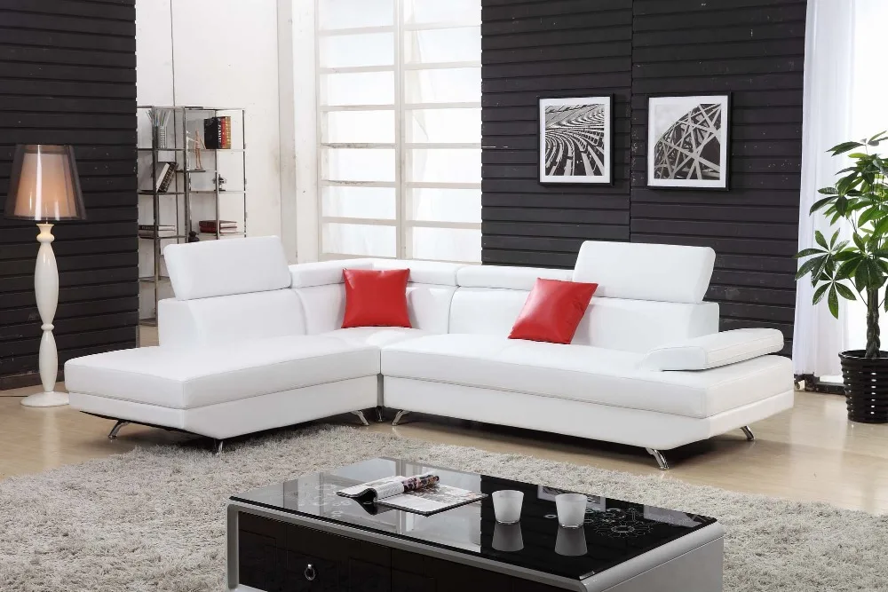 Modern Sofa White Color 0411 Al112 Type Living Room Furniture Modern Sofa White Color 0411 Al112 Type Living Room Furniture