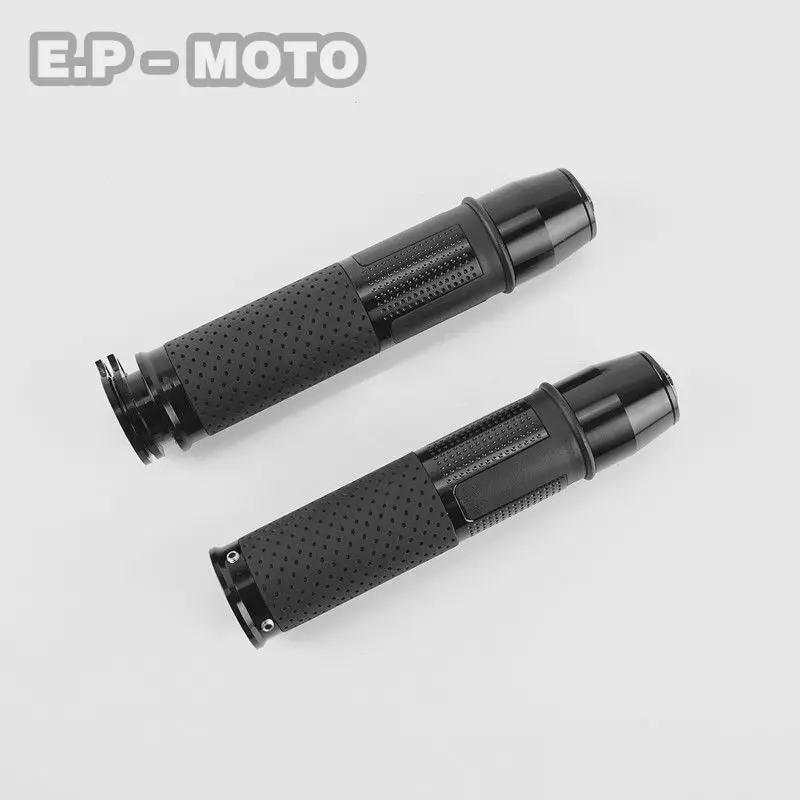 7/8 ''CNC алюминиевые крышки для мотоцикла/ручки для руля NINJA250RR/NINJA250SL/NINJA300R/Z250/Z250SL - Цвет: Black