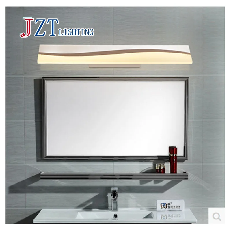 

T Led Waterproof Bathroom Make-up Wall lamp Simple Acylic Modern Mirror Front Lights for Corridor Free Shipping Two Size